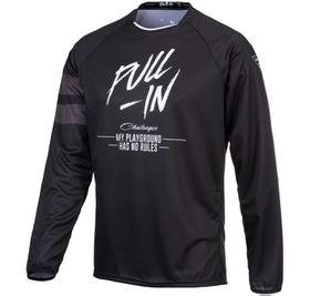 Maillot cross Pull-In Challenger Original Solid Black