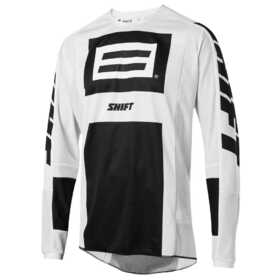 Maillot cross Shift White Archival Noir