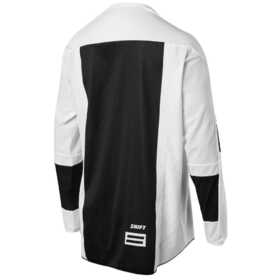 Maillot cross Shift White Archival Noir Dos