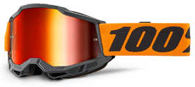 Masque cross 100% Accuri 2 Orange - Ecran Mirror