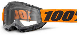 Masque cross 100% Accuri 2 OTG Orange - Ecran Clair