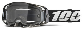 Masque cross 100% ARmatic Enduro Moto Noir - Ecran Clair