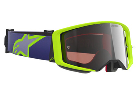 Masque cross Alpinestars Supertech Vision Corp Violet-Jaune Fluo (2)