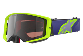 Masque cross Alpinestars Supertech Vision Corp Violet-Jaune Fluo