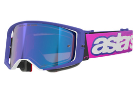 Masque cross Alpinestars Supertech Vision Vista Violet-Rose Fluo