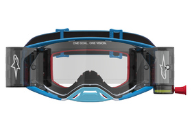 Masque cross Alpinestars Supertech Firma Roll Off Bleu (3)
