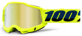 Masque cross Enfant 100% Accuri 2 Jaune Fluo - Ecran Iridium