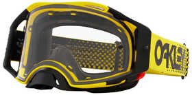 Masque cross Oakley Airbrake Moto Jaune - Ecran Clair