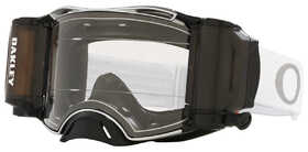 Masque cross Oakley Airbrake Roll Off Tuff Blocks Gunmetal Blanc