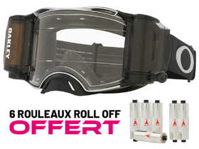 Masque cross Oakley Airbrake Roll Off Tuff Blocks Gunmetal Noir - Roll Off Offert