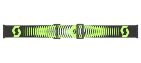 Masque cross Scott Prospect 2.0 Noir-Jaune Fluo - Bandeau