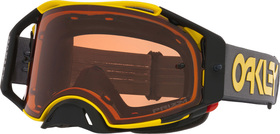 Masque OAKLEY Airbrake - Moto Jaune - Ecran Prizm Bronze (2)