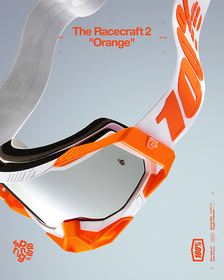 Masque cross 100% Racecraft 2 Orange