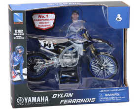 Moto NewRay Yamaha 450 YZF Dylan FERRANDIS - Echelle 1:12° (2)