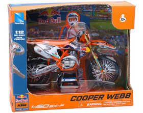 Moto NewRay KTM 450 SX-F Red Bull Cooper WEBB - Echelle 1:12° (2)