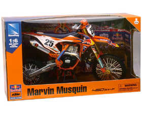 Moto NewRay KTM 450 SX-F Red Bull Marvin MUSQUIN - Echelle 1:6° (2)