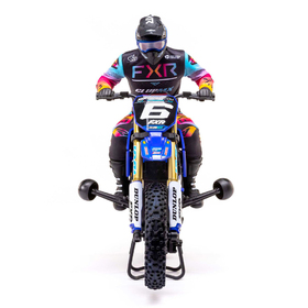 Moto radiocommandée Losi Promoto-MX Club MX Bleu (4)
