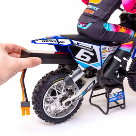 Moto radiocommandée Losi Promoto-MX Club MX Bleu (9)