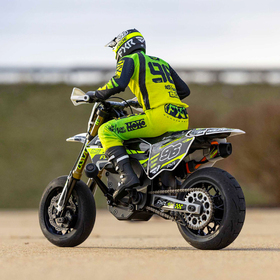 Moto radiocommandée Losi Promoto-SM FXR Jaune (3)