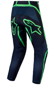 Pantalon cross Alpinestars Fluid Apex V2 Vert Fluo 2027 Dos