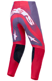 Pantalon cross Alpinestars Supertech AFD Hiten Rouge Fluo 2027 Dos