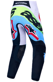 Pantalon cross Alpinestars Supertech Dyna Vert Fluo 2027 Dos