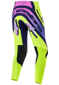 Pantalon cross Alpinestars Supertech Vista Jaune Fluo 2026 Dos