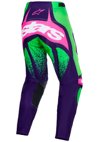 Pantalon cross Alpinestars Techstar Nomur Vert Fluo 2026 Dos