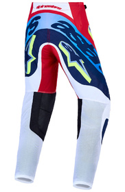 Pantalon cross Enfant Alpinestars Supertech Dyna Rouge 2027 Dos