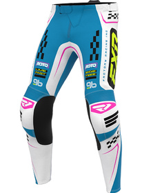 Pantalon cross Enfant FXR Clutch Cerulean-White 2027