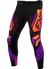 Pantalon cross Enfant FXR Podium Black-Purple 2027