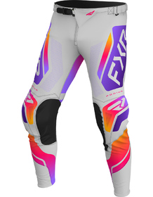 Pantalon cross Enfant FXR Podium Gris-Violet 2026