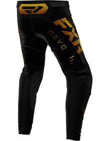 Pantalon cross Enfant FXR Revo Black-Gold 2024 Dos