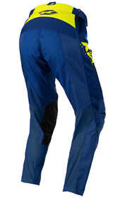 Pantalon cross Enfant Kenny Track Focus Navy Neon Yellow 2024 Dos