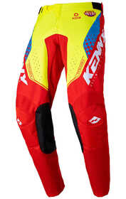 Pantalon cross Enfant Kenny Track Focus Neon Yellow Red 2024