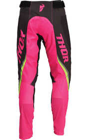 Pantalon cross Femme Thor Pulse Rev Rose Fluo 2024 Dos