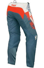 Pantalon cross Femme Thor Sector Split Bleu-Blanc 2024 Dos