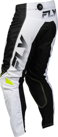 Pantalon cross Fly Racing Kinetic Fade Blanc 2027 Dos