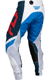 Pantalon cross Fly Racing Lite Blanc 2024 Dos