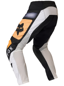 Pantalon cross Fox 180 Noble Noir-Blanc 2026 Dos
