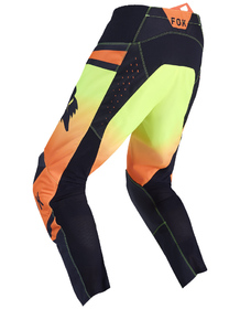 Pantalon cross Fox 180 Shield Jaune Fluo 2026 Dos