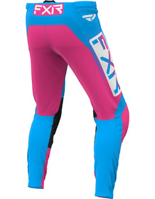 Pantalon cross FXR Clutch Cyan-Pink Fluo 2024 Dos