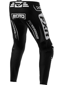 Pantalon cross FXR Clutch Pro Black-White 2027 Dos