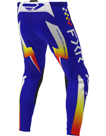 Pantalon cross FXR Clutch Pro Bleu-Rouge 2026 Dos