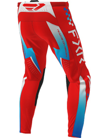 Pantalon cross FXR Clutch Pro Rouge-Bleu 2026 Dos