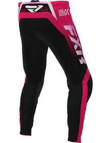 Pantalon cross FXR Clutch Rose-Noir 2026 Dos