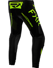 Pantalon cross FXR Helium Noir-Jaune Fluo 2025 Dos