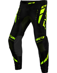 Pantalon cross FXR Helium Noir-Jaune Fluo 2025