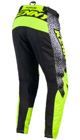 Pantalon cross Kenny Force Pixel White Neon Yellow 2026 Dos