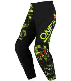 Pantalon cross O'Neal Element Attack Jaune Fluo 2024